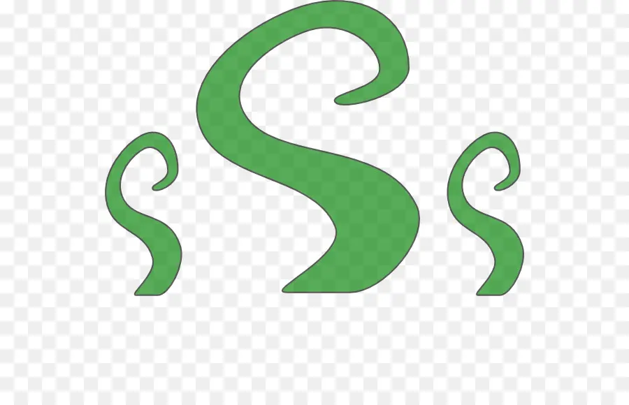 Vert S，Lettre PNG