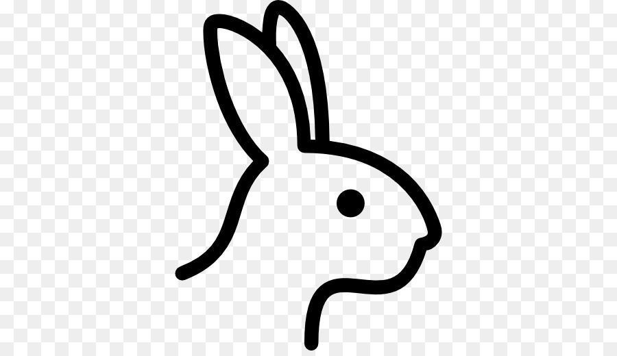 Silhouette De Lapin，Lapin PNG