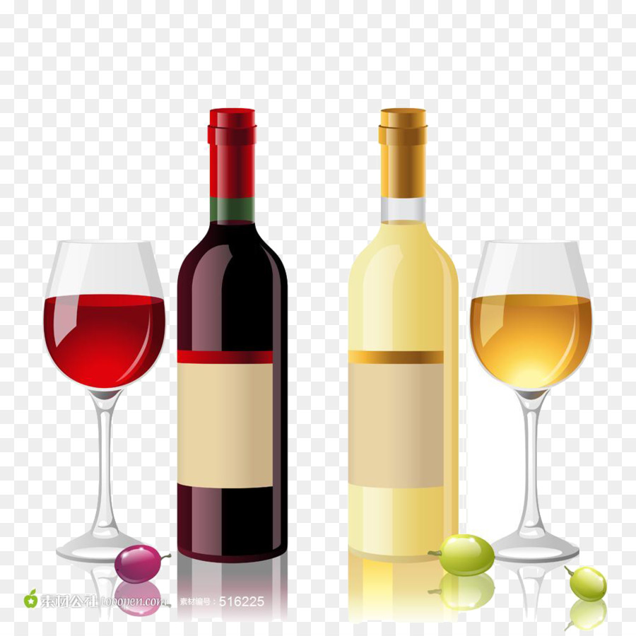 Bouteilles De Vin，Alcool PNG