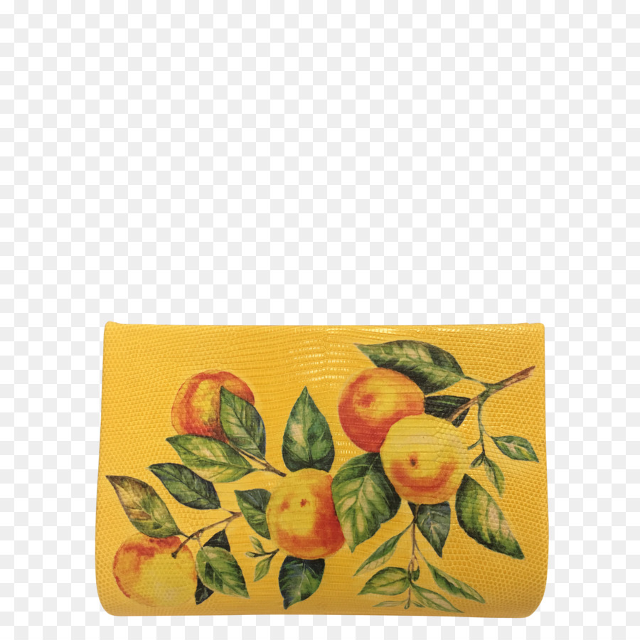 Pochette à Fleurs Jaune，Sac PNG