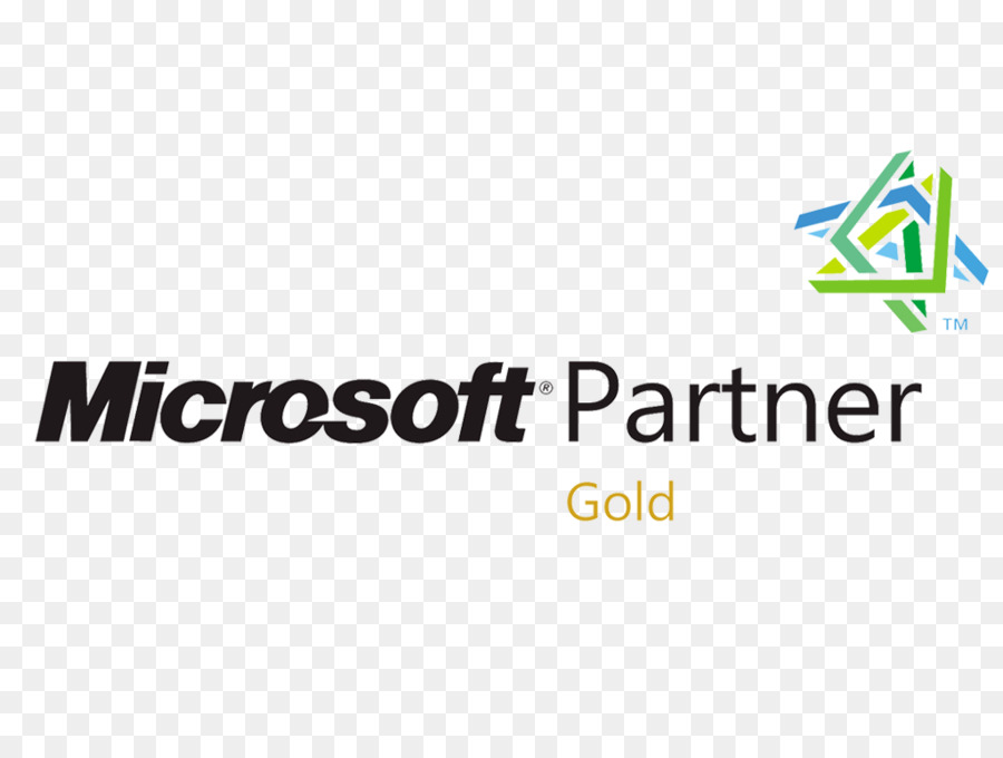 Partenaire Microsoft，Or PNG