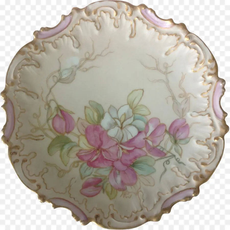 Assiette Décorative，Floral PNG