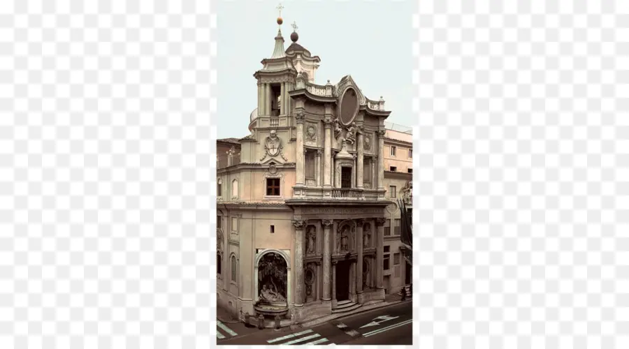 San Carlo Alle Quattro Fontane，Église De Saint Andrew S Au Quirinal PNG