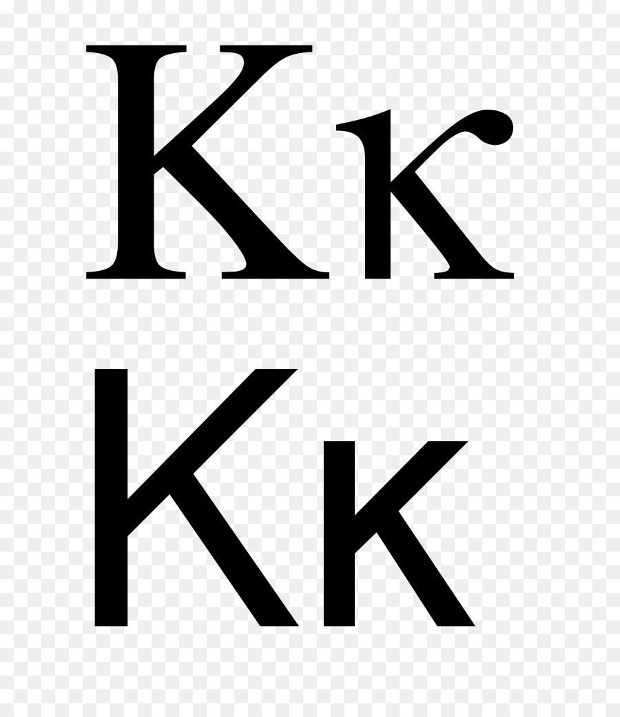 Lettre K，Alphabet PNG