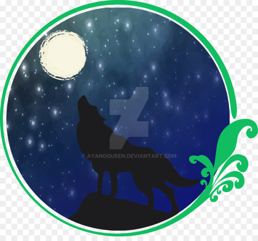 Loup Hurlant，Lune PNG