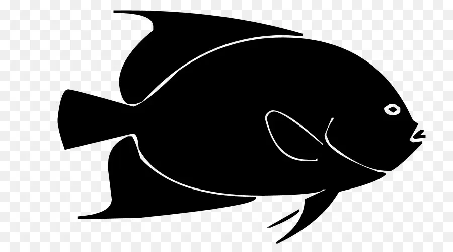 Silhouette，Les Poissons PNG