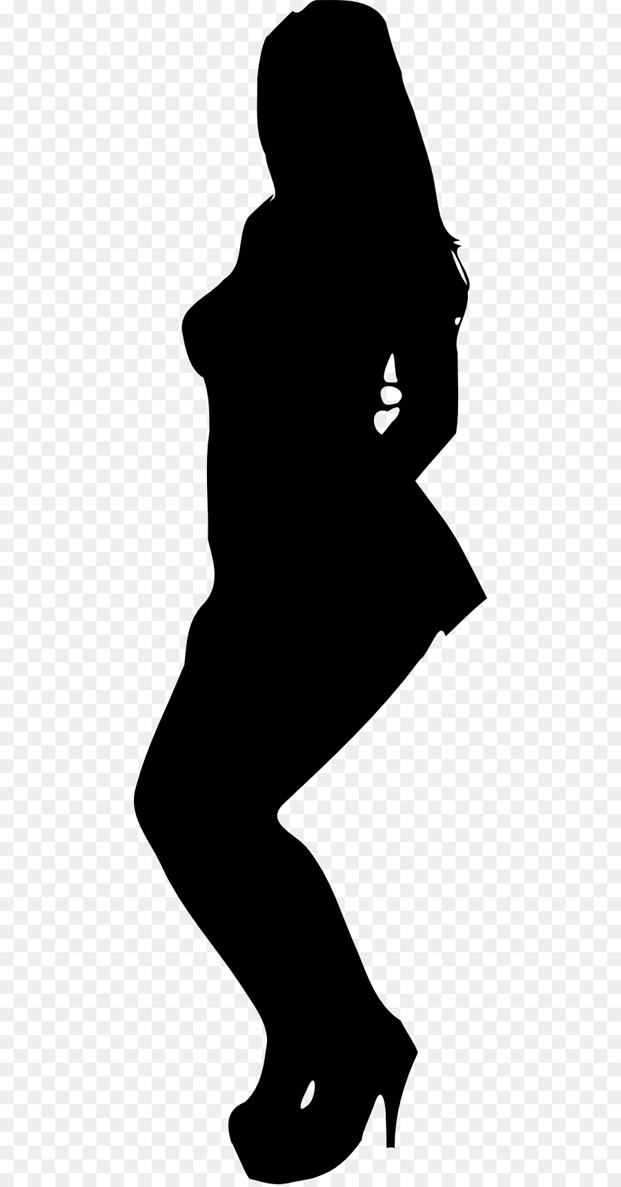 Femme Enceinte，Silhouette PNG