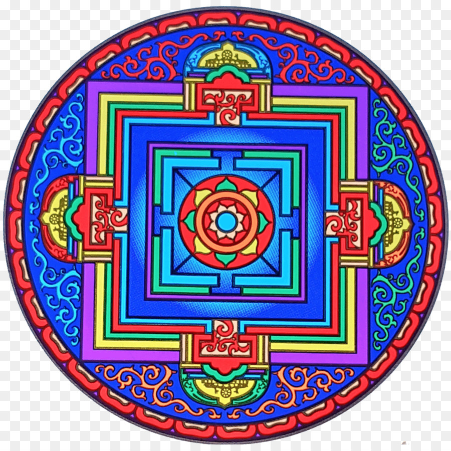 Mandalas，Coloré PNG