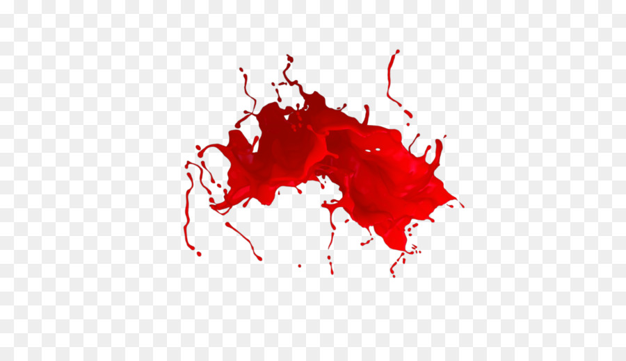 Peinture Rouge，Baisse PNG