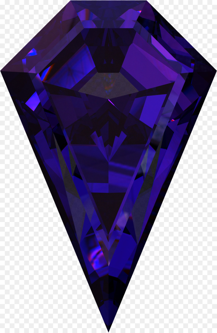 Pierre Précieuse Violette，Cristal PNG