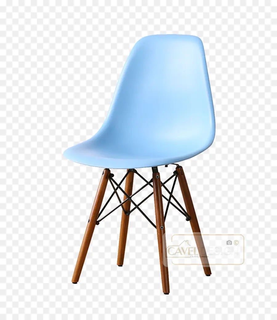 Chaise En Plastique，Bleu PNG