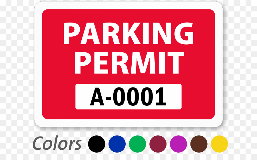 Permis De Stationnement，Rouge PNG