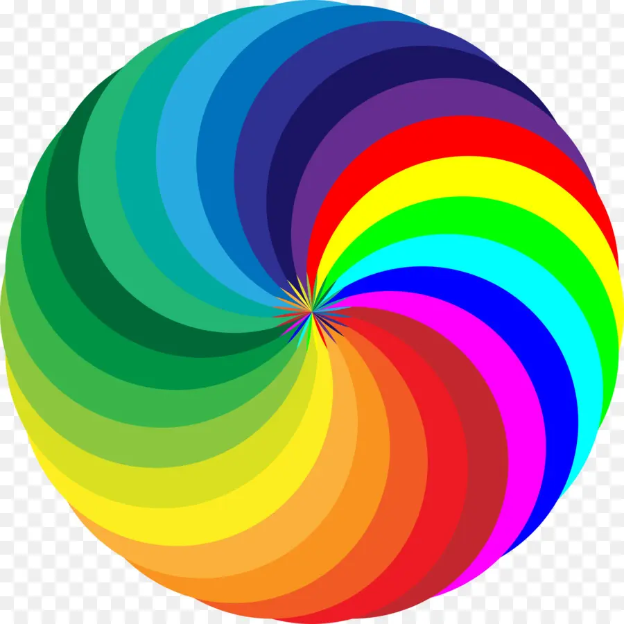 Spirale Colorée，Arc En Ciel PNG