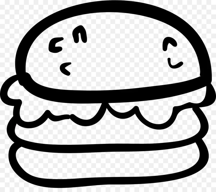 Hamburger De Dessin Animé，Griffonnage PNG