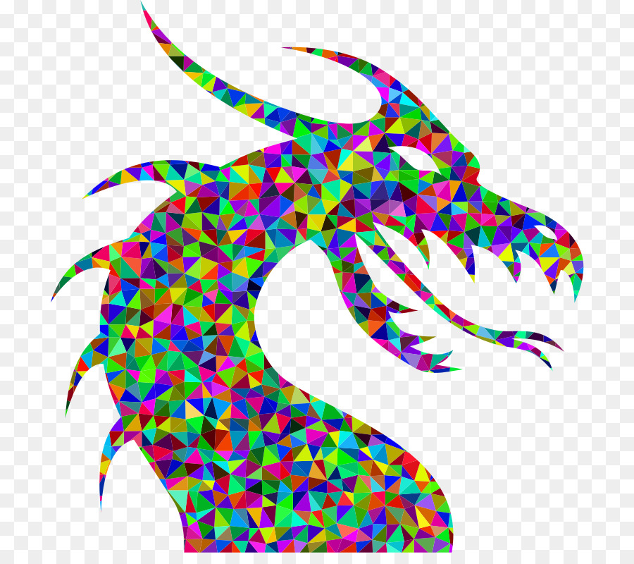 Dragon Coloré，Modèle PNG