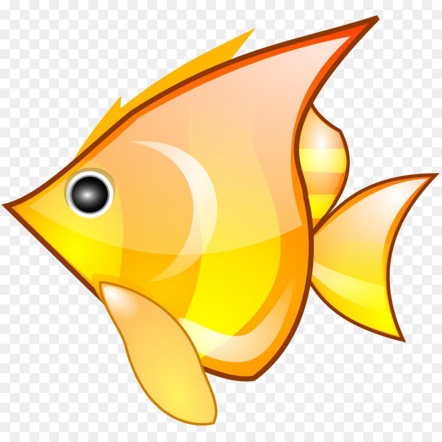 Poisson Jaune，Aquatique PNG