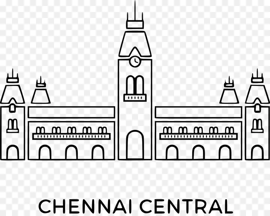 De La Gare Centrale De Chennai，Florilège De Madras PNG