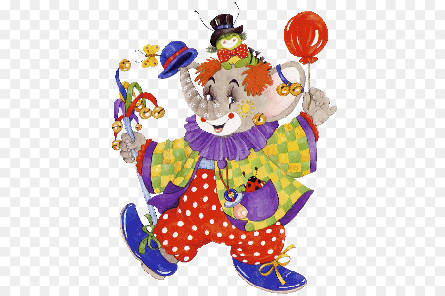 Clown，éléphant PNG