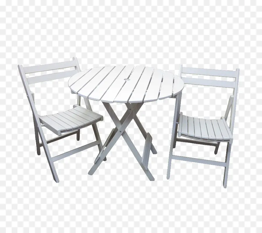 Table Et Chaises Blanches，Tableau PNG