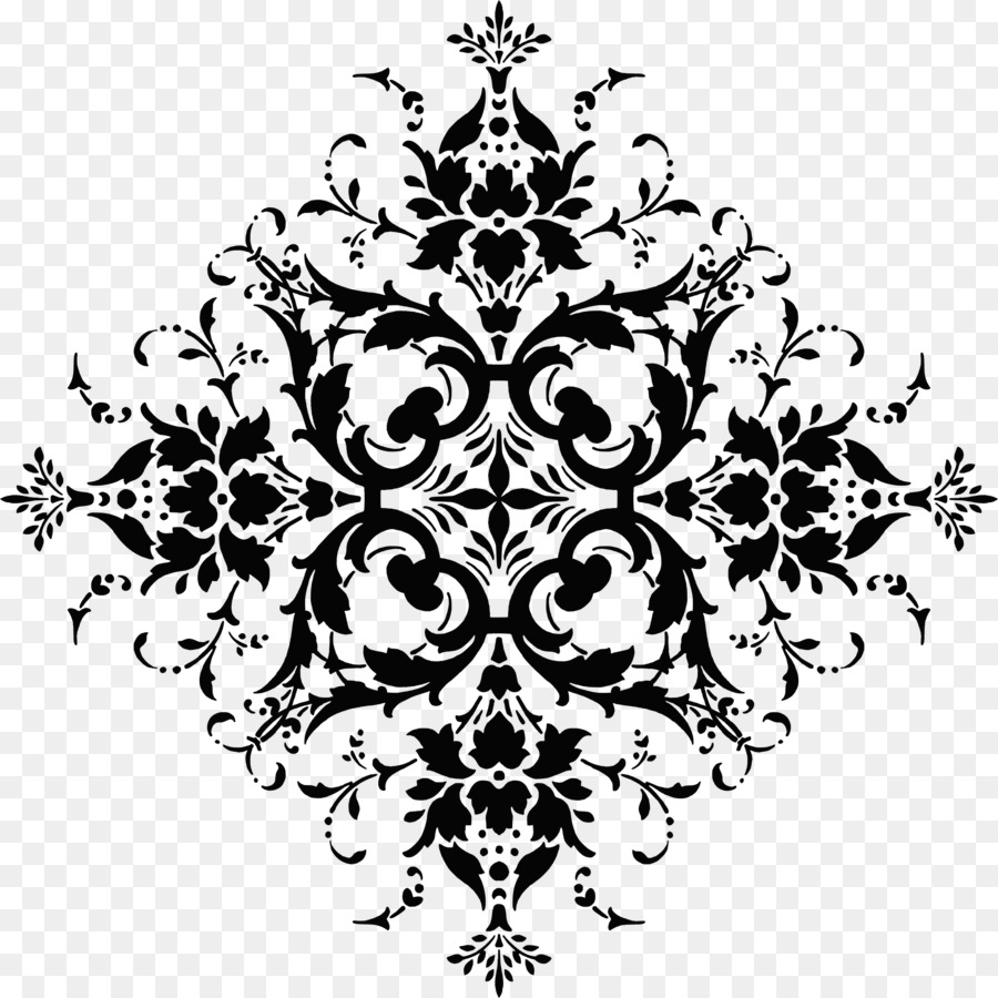 Mandala Noir，Modèle PNG