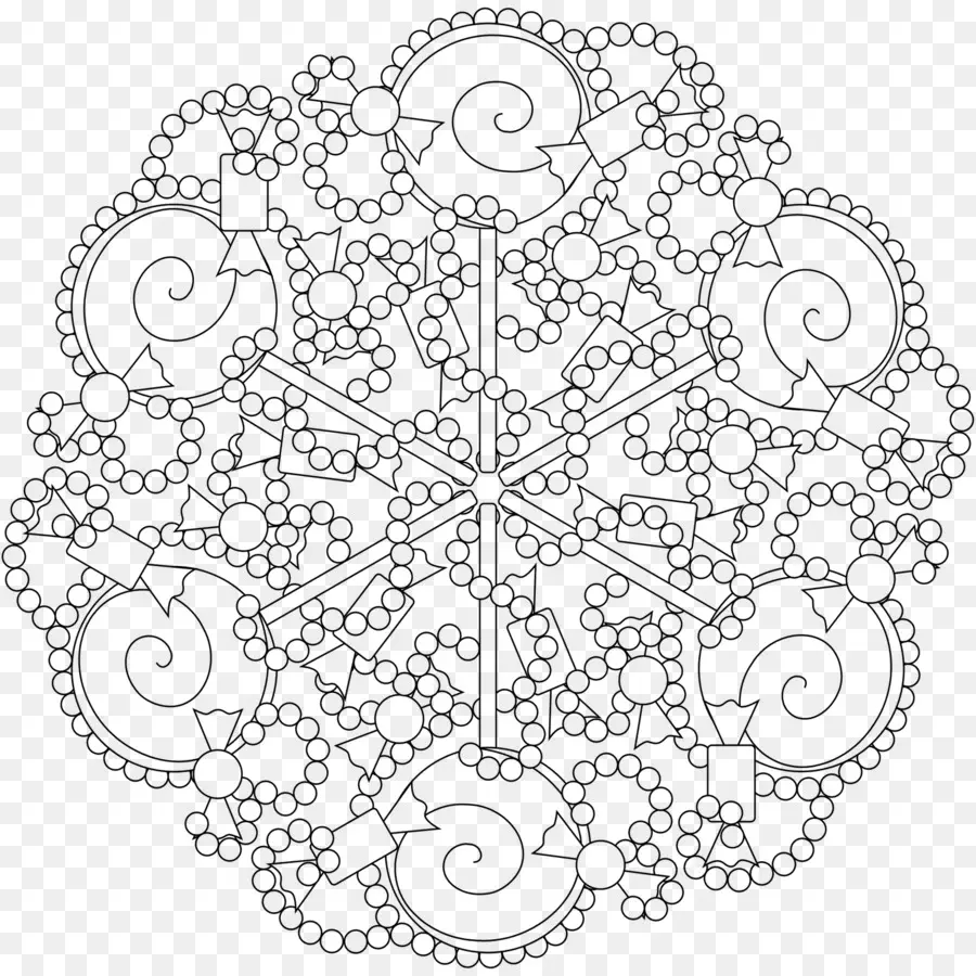 Mandala，Livre De Coloriage PNG