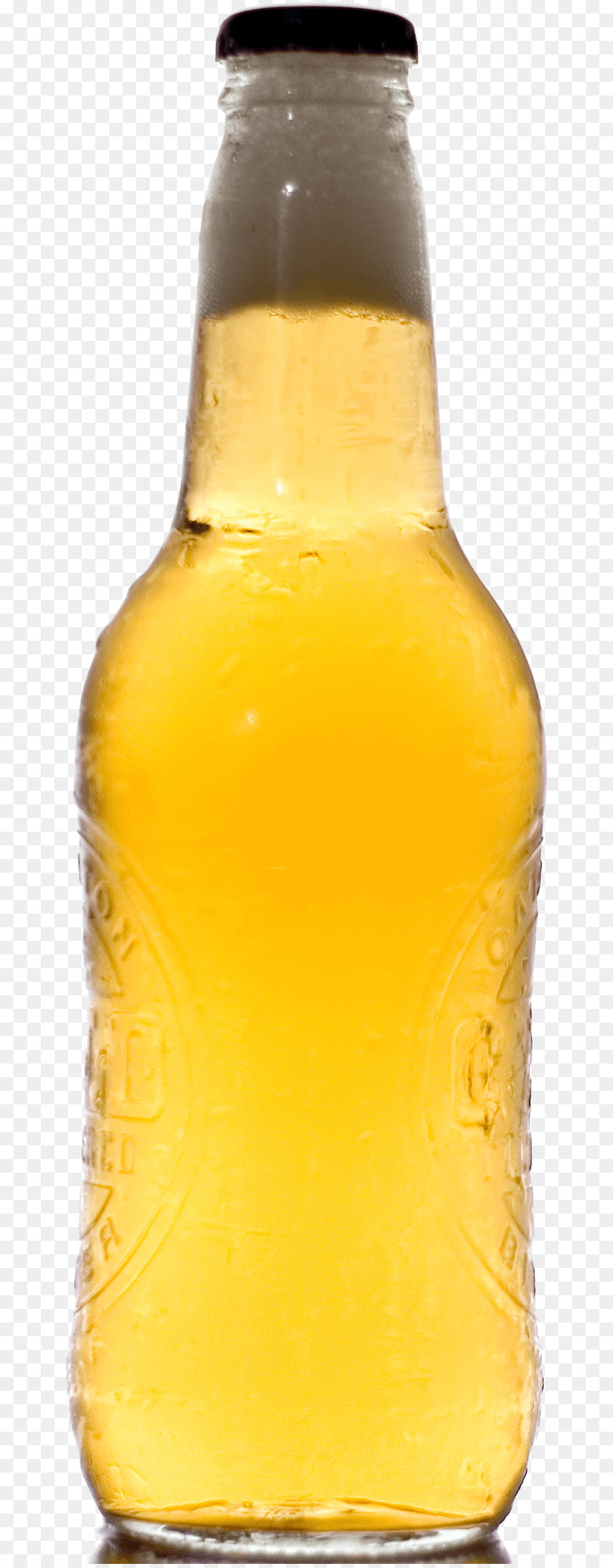 Bouteille De Bière Jaune，Alcool PNG