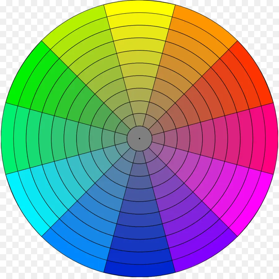 Roue Chromatique，Palette PNG