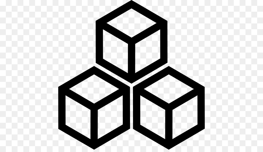 Cubes 3d，Géométrique PNG