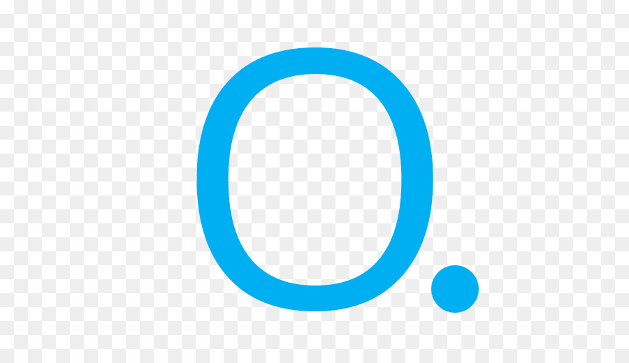 Lettre Bleue O，Alphabet PNG