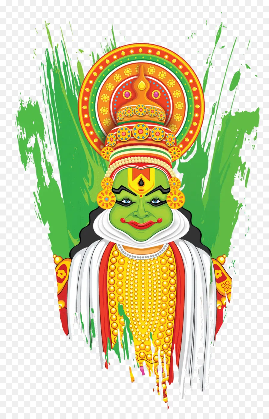 Danseuse Kathakali，Traditionnel PNG