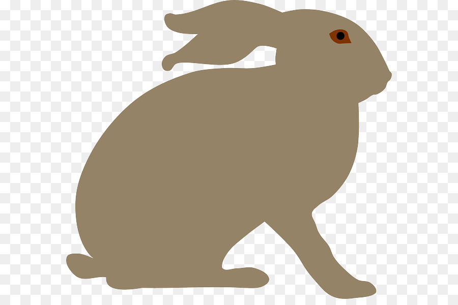 Silhouette De Lapin，Lapin PNG