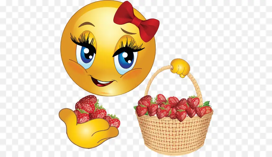 Sourire，Fraises PNG