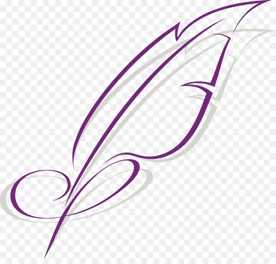 Plume Violette，Penne PNG