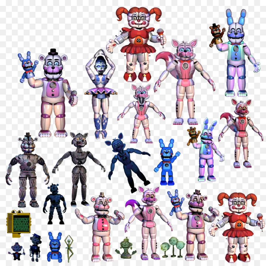 Animatronique，Personnages PNG