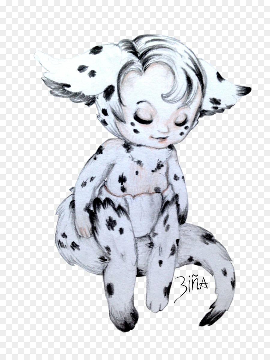 Chat，Chien Dalmatien PNG