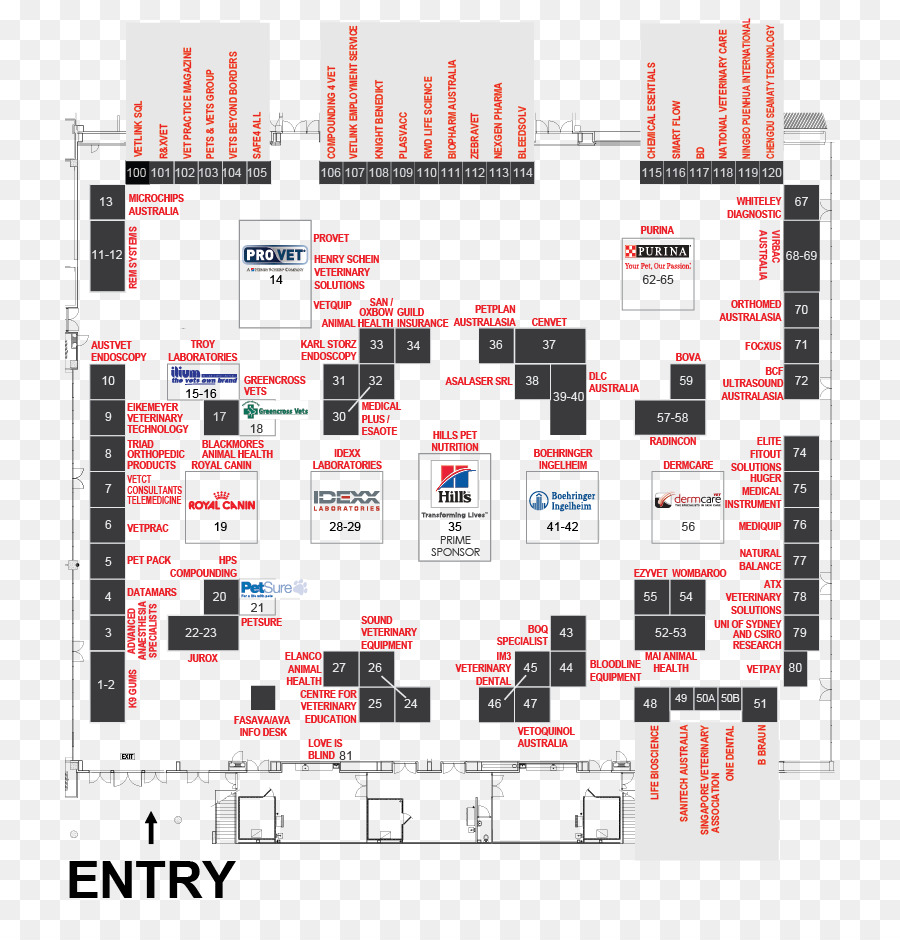 Plan De L'exposition，Stands PNG