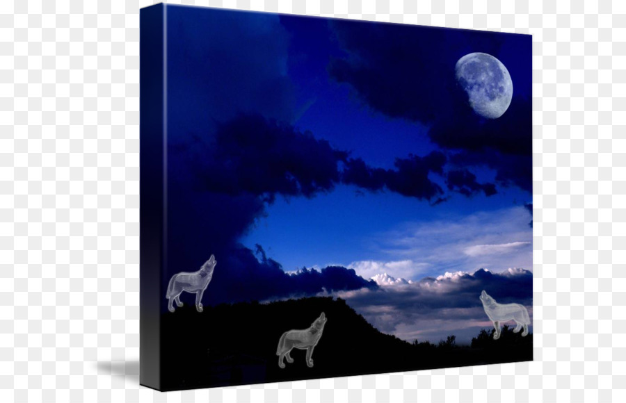 Loups，Lune PNG