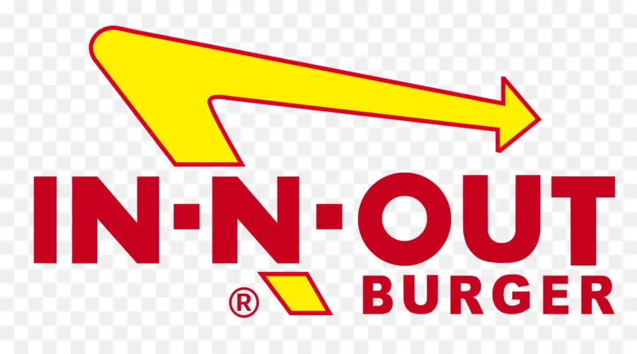 Logo In N Out Burger，Restauration Rapide PNG