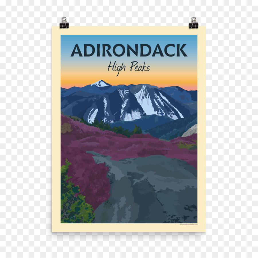 Adirondack High Peaks，Affiche PNG