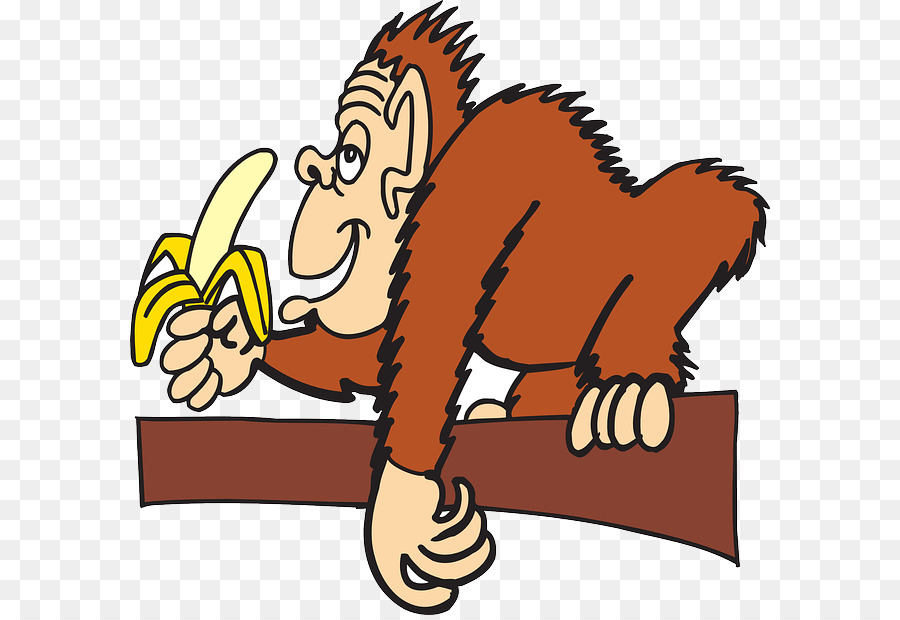 Banane，Singe PNG