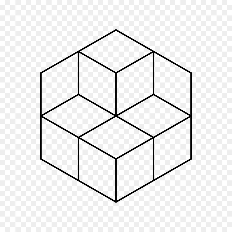 Cube Géométrique，Forme PNG