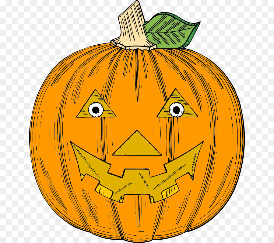 Citrouille Souriante，Feuilles D'automne PNG