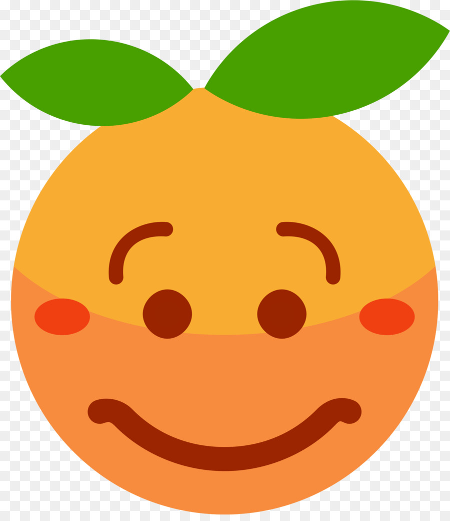 émoticône Orange，Fruit PNG