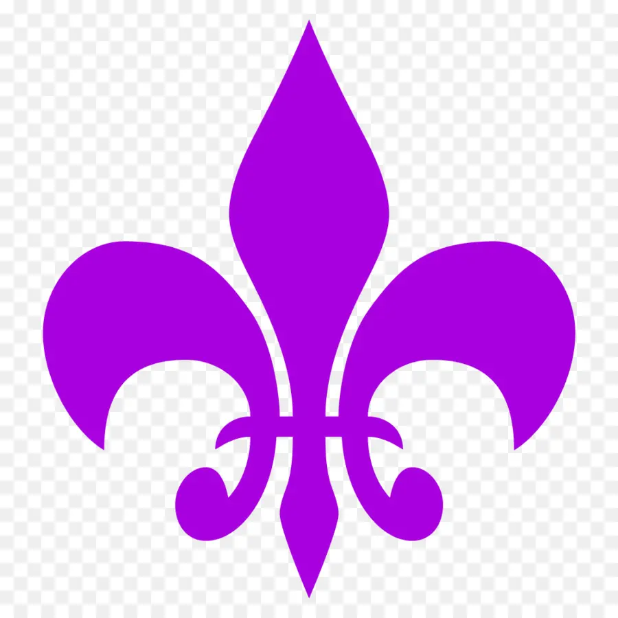 Fleur De Lys，Violet PNG