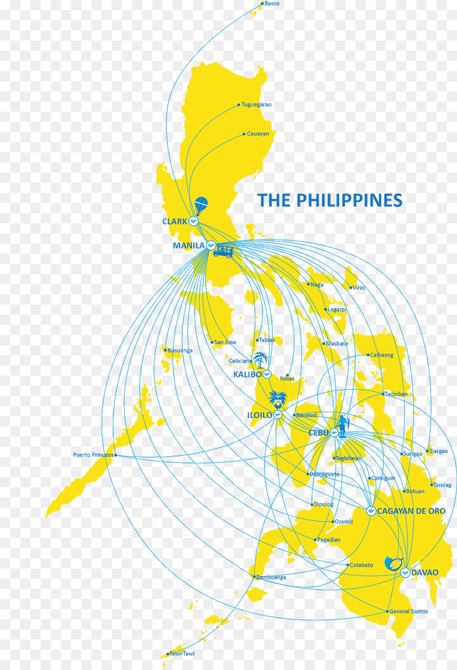 Philippines，Carte PNG