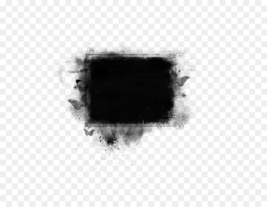 Coup De Pinceau Noir，Peinture PNG