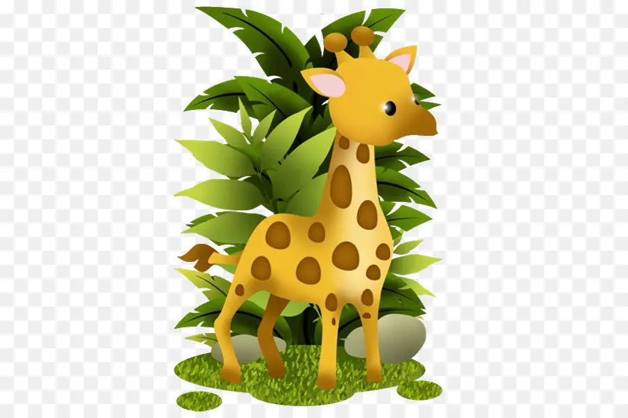 Girafe De Dessin Animé，Mignon PNG