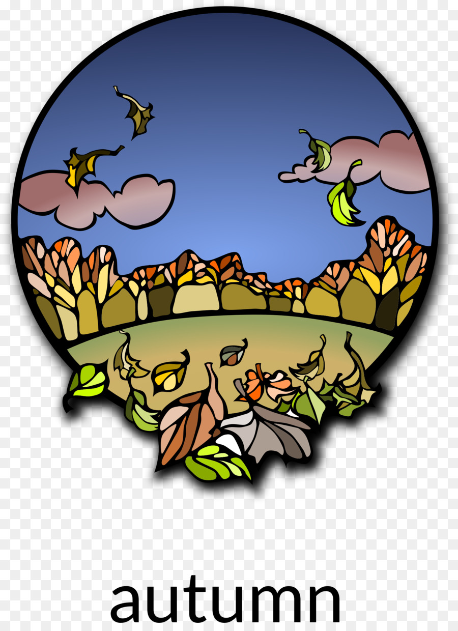 Scène D'automne，Feuilles PNG