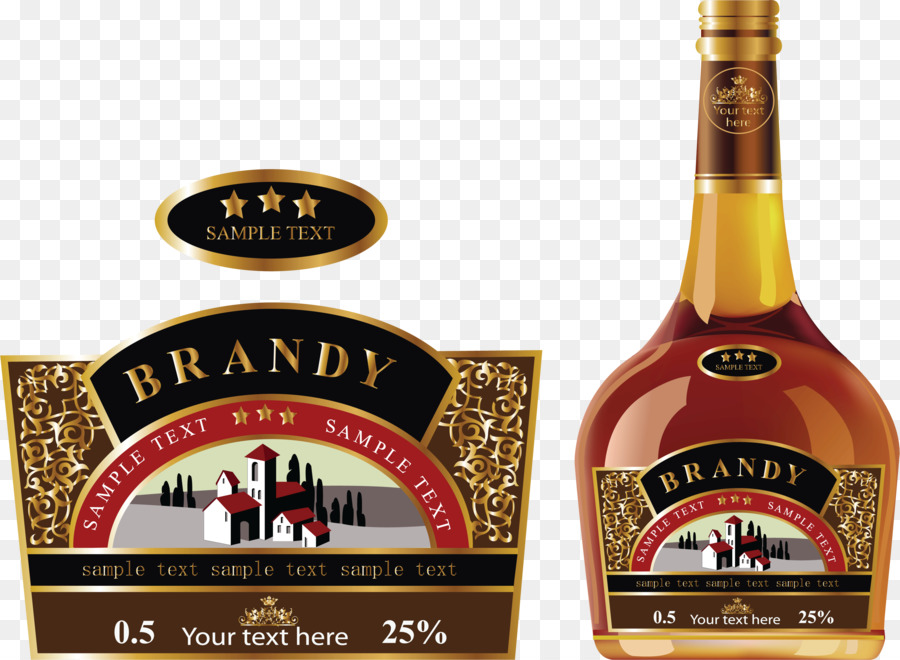 Bouteille De Cognac，Alcool PNG