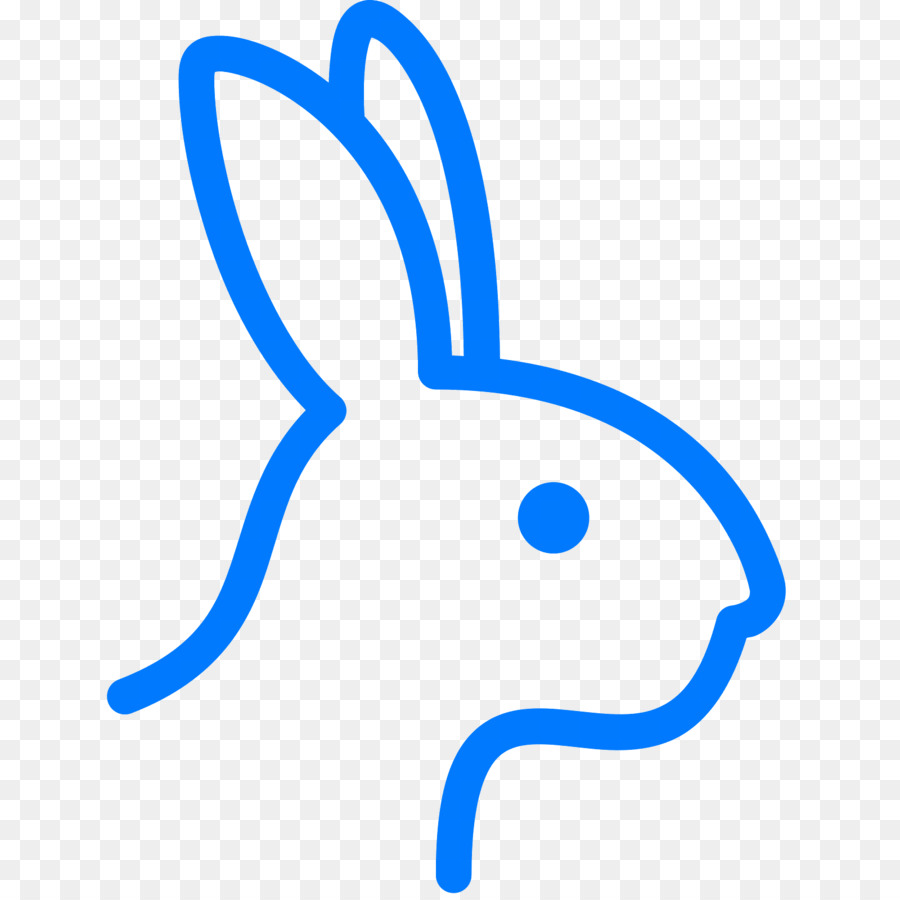 Lapin Bleu，Silhouette PNG